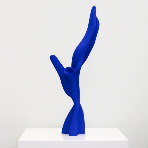 Samuel Dejong Victory Series - Victory in Blue Small Sculpture